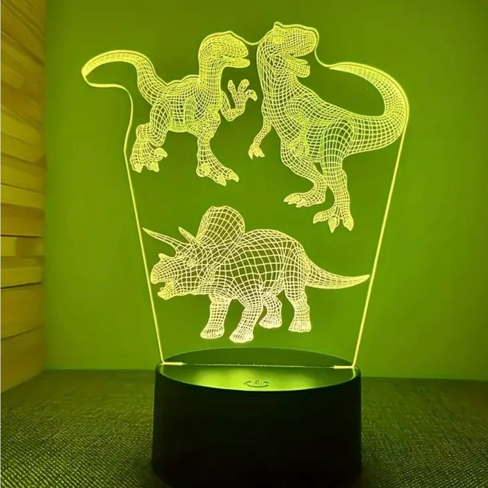 New 3D dinosaur LED color changing table nightlight